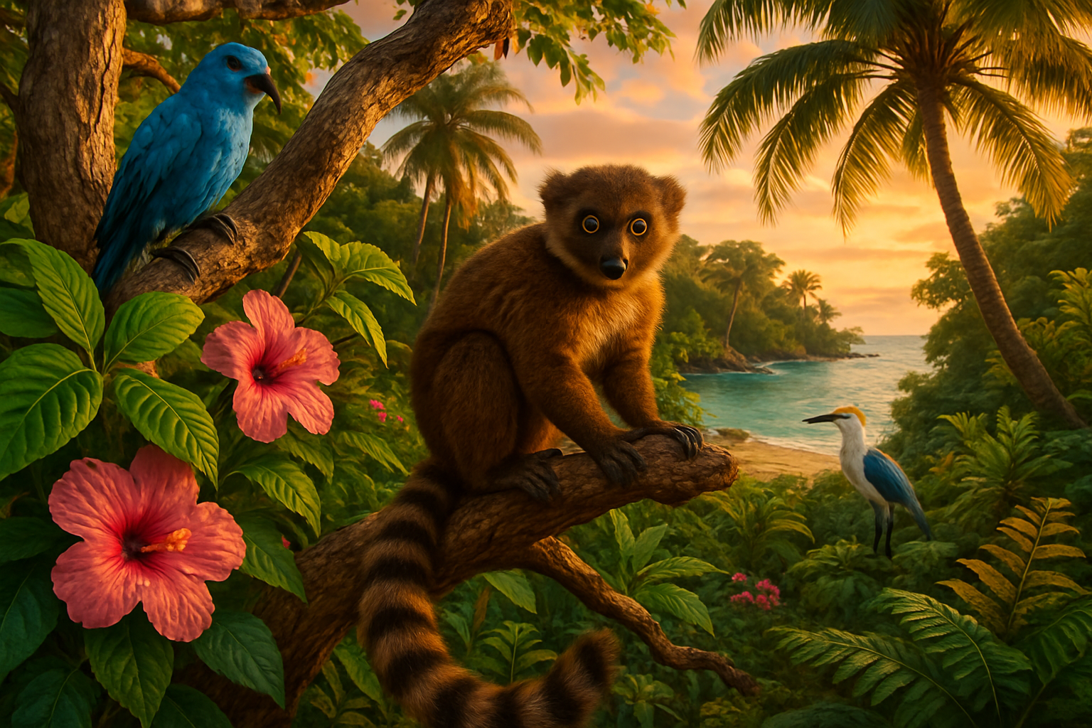 découvrez l'île de sainte-marie à madagascar, un véritable paradis pour les amoureux de la nature. explorez sa faune et sa flore exceptionnelles, parmi les espèces endémiques et les paysages à couper le souffle. partez à l'aventure au cœur de cette île préservée et laissez-vous émerveiller par sa biodiversité unique.