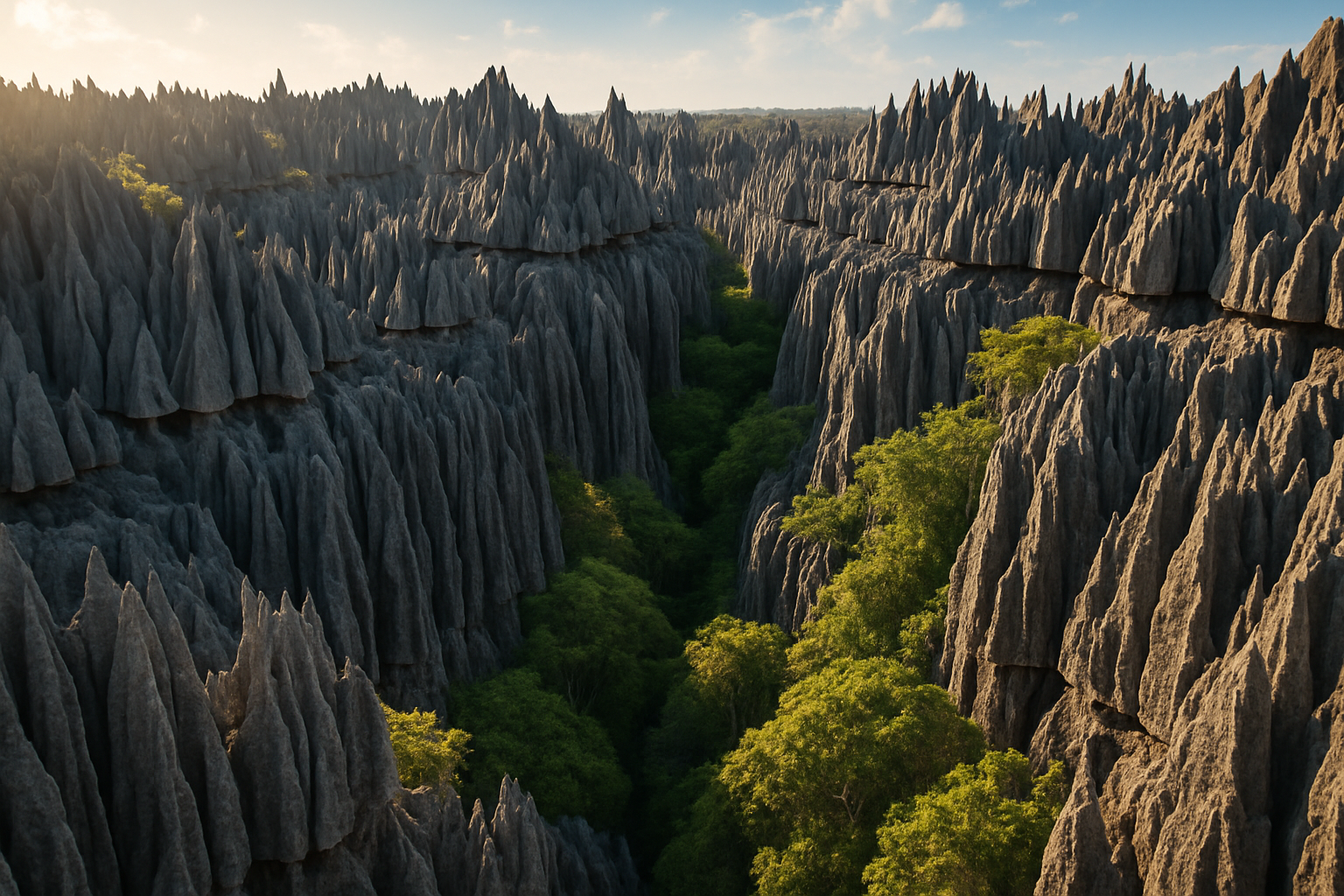 découvrez les tsingy de madagascar, un véritable trésor naturel aux paysages karstiques époustouflants. partez à l'aventure à travers ces formations rocheuses uniques, un écosystème fascinant où se mêlent biodiversité et beauté sauvage. ideal pour les amoureux de la nature et les passionnés d'exploration.
