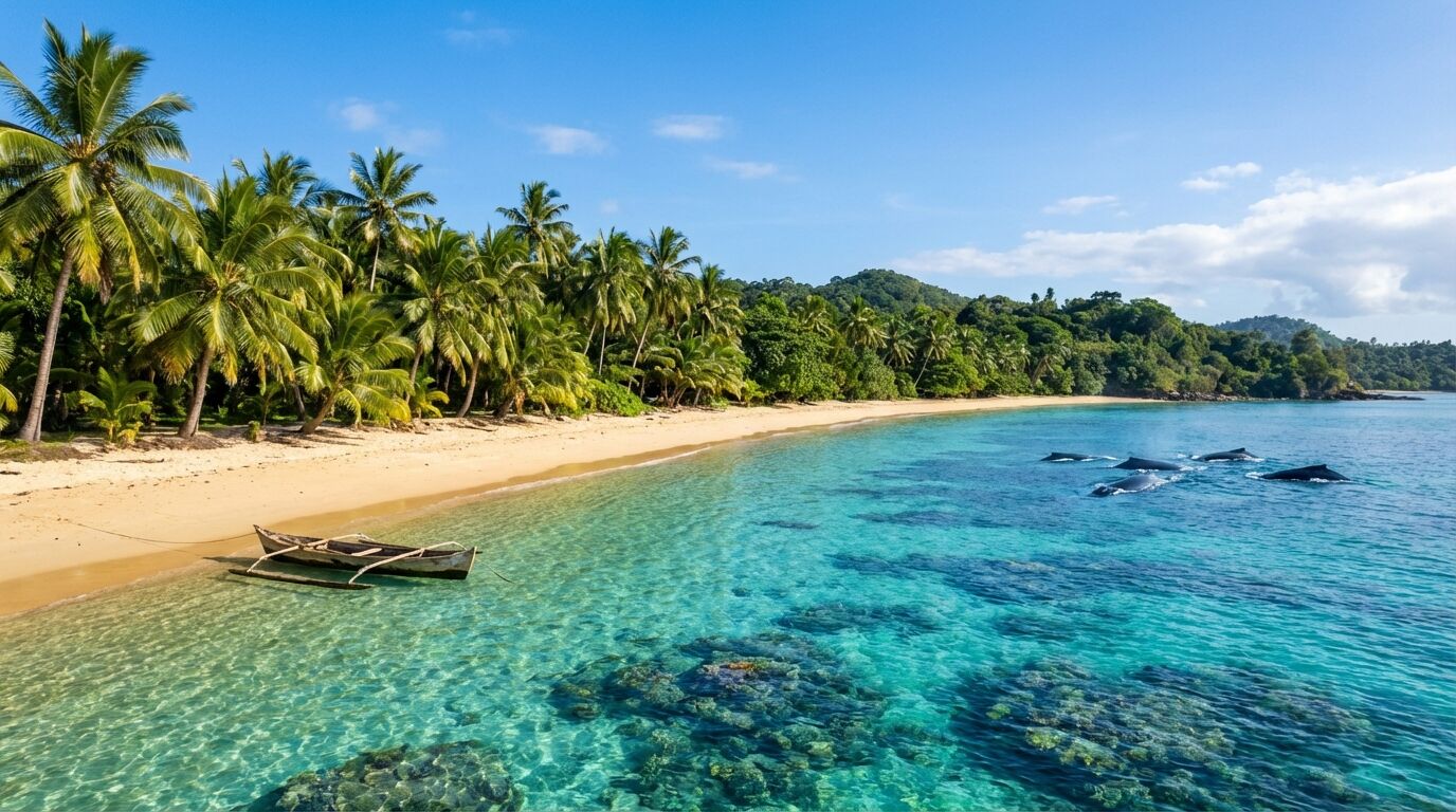 Découvrez l'Île de Sainte-Marie, un joyau de Madagascar réputé pour ses beautés naturelles exceptionnelles, ses plages paradisiaques et ses trésors culturels uniques.