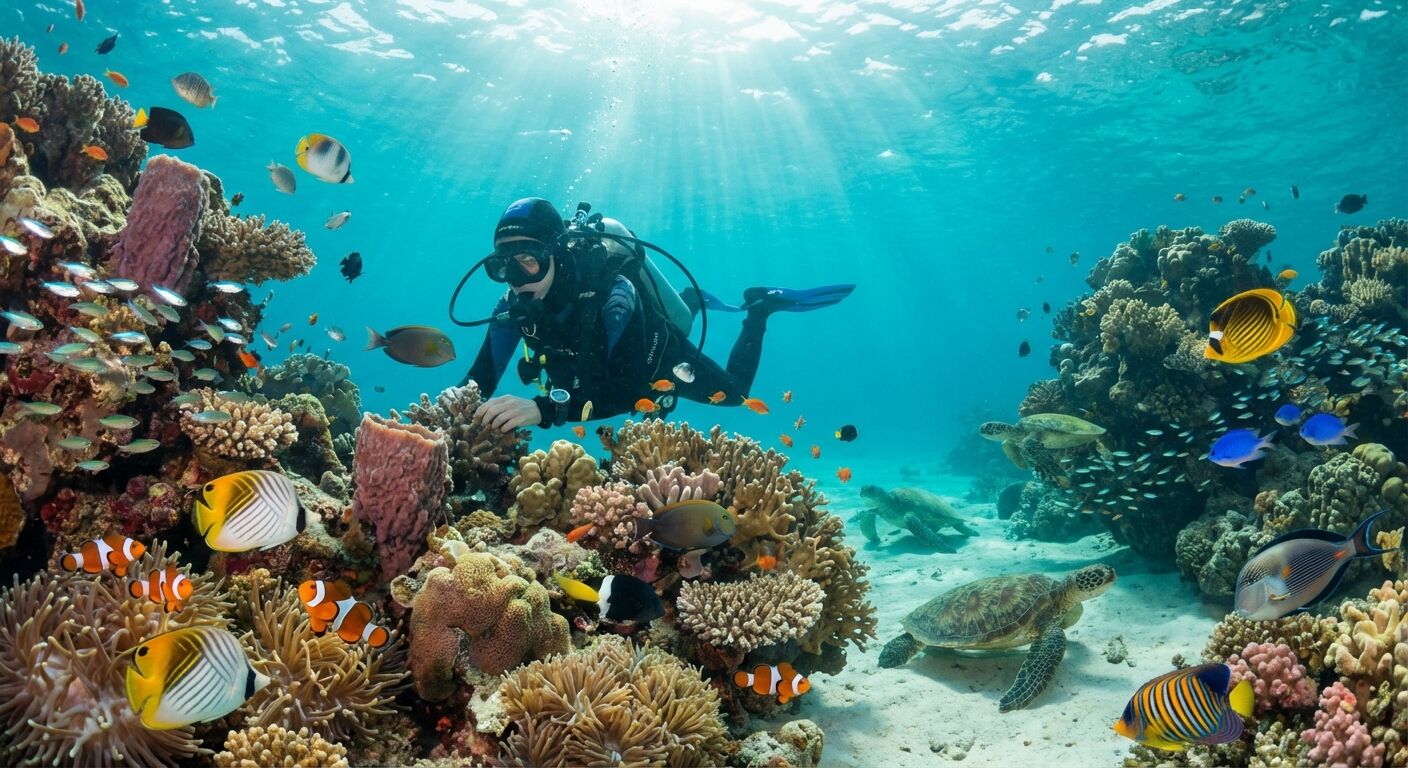 Découvrez Ifaty à Madagascar, un véritable paradis pour les plongeurs et les amoureux de la nature, avec ses récifs coralliens préservés, sa biodiversité exceptionnelle et ses paysages enchanteurs.